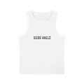 Bomb Hair Only Black Text Tank
