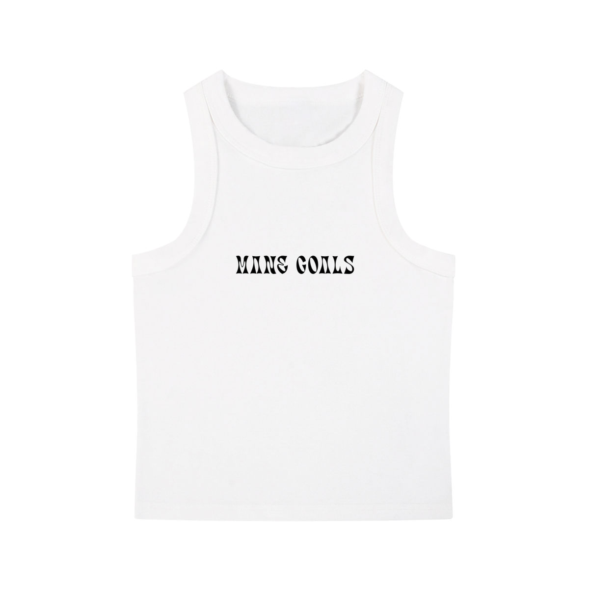 Bomb Hair Only Black Text Tank