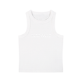 Bomb Hair Only White Text Tank